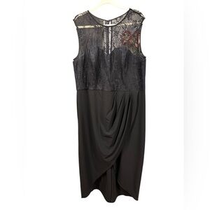 City chic beautiful black dress size L
